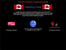 Tablet Screenshot of canadianfundraising.com